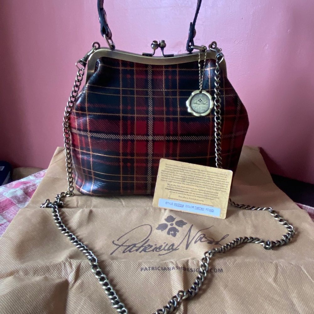 Patricia Nash tartan plaid handbag